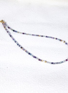 叠戴天然串珠项链BEKA多巴胺水晶