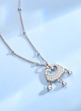 小众新中式平安锁项链女时尚个性气质百搭高级感锁骨链2023年新款