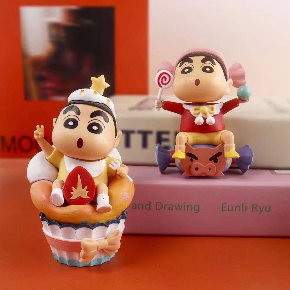 蜡笔小新盲盒点心时间系列公仔手办玩偶蛋糕装饰桌面摆件礼物,淘宝优惠券,粉丝福利购,淘宝优惠卷