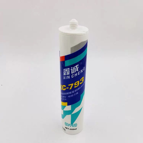 鑫诚玻璃胶xc793快干型中性硅酮耐候密封胶防霉银灰黑色瓷白透明 - 图3