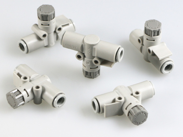 调速阀 AS2001 3002F-04 06 08 10 12 卡扣式 - 图0