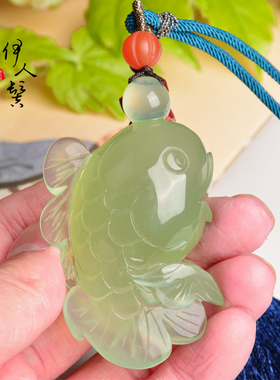 天然岫玉精雕玉石挂坠钥匙扣玉坠
