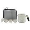 Ru kiln portable tea set set to carry on the go