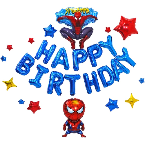 Воздушный шар, детское мультяшное ювелирное украшение для мальчиков, Человек-паук