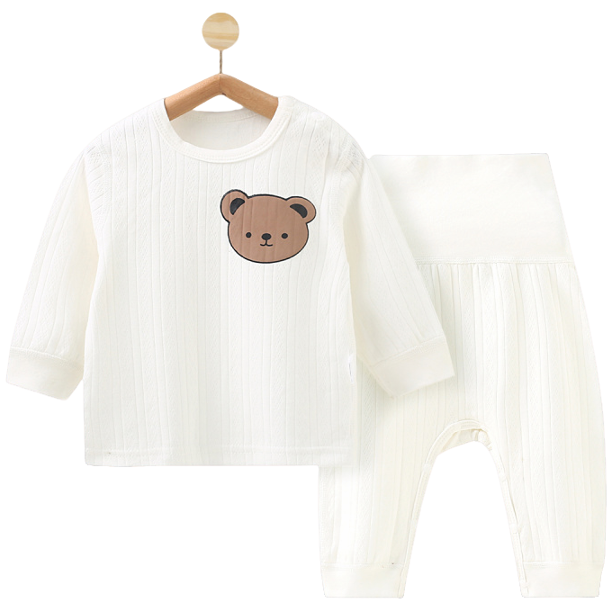 婴儿内衣套装春秋冬新生儿衣服分体保暖打底高腰男女宝宝秋衣秋裤,淘宝优惠券,粉丝福利购,淘宝优惠卷