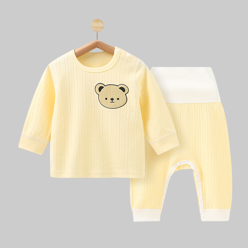 婴儿内衣套装春秋冬新生儿衣服分体保暖打底高腰男女宝宝秋衣秋裤,淘宝优惠券,粉丝福利购,淘宝优惠卷