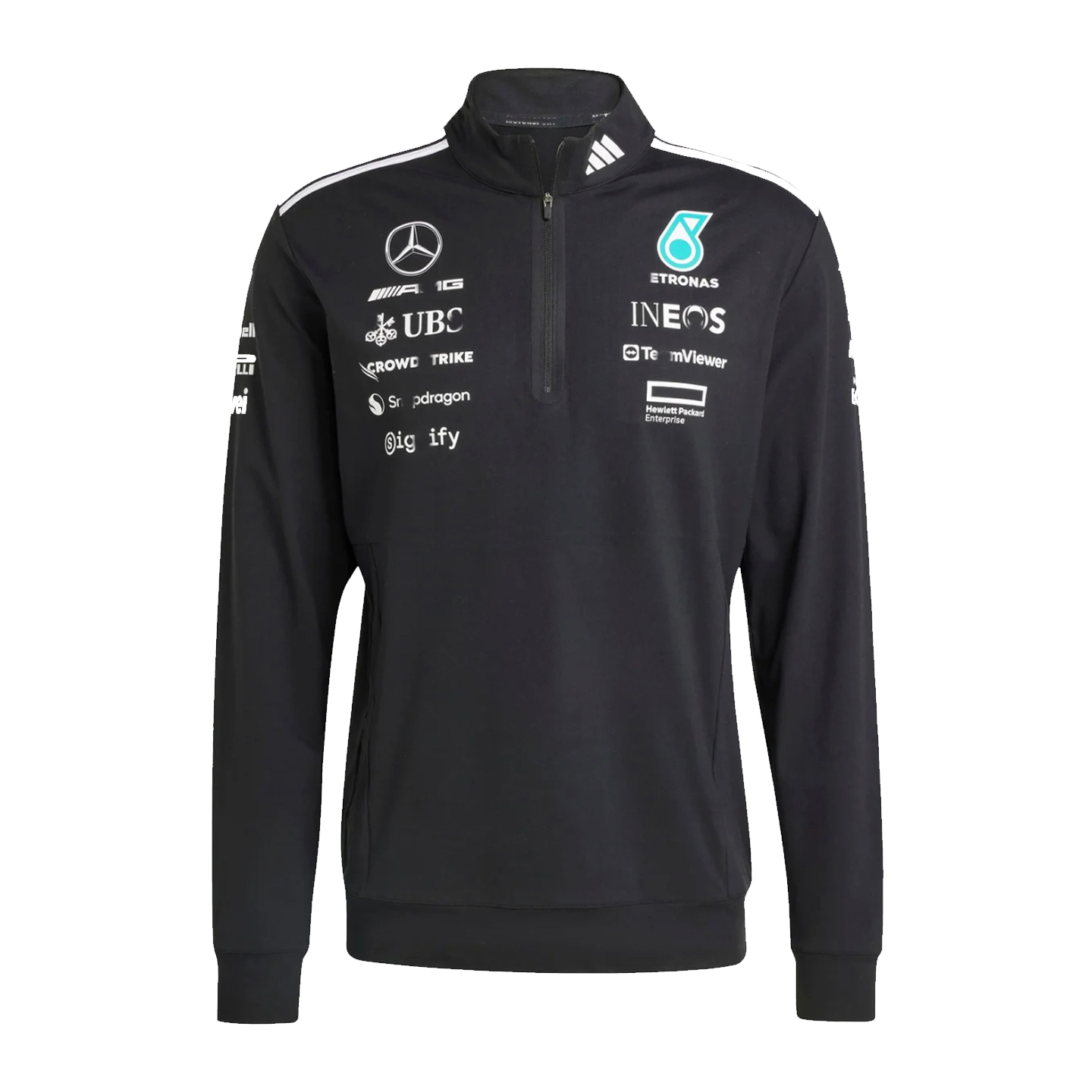 2025新款F1赛车服梅赛德斯奔驰车队外套长袖立领卫衣冲锋衣可定制 - 图3