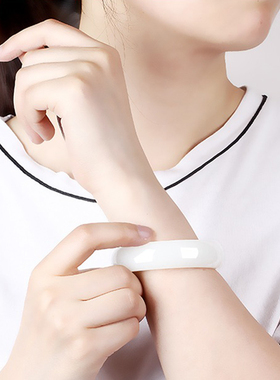 和田新疆宽版圆条正品保真手镯