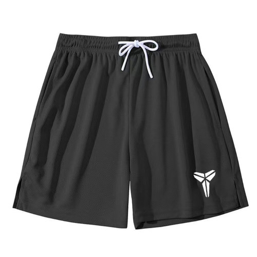 科比美式篮球裤运动短裤训练速干宽松四分裤男健身跑步裤夏季 - 图0