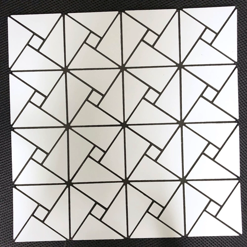 Самостоятельная телевизионная фон стена Ветряная мельница бронзовая золотая мозаика