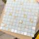 Crystal glass mosaic tv background wall pool