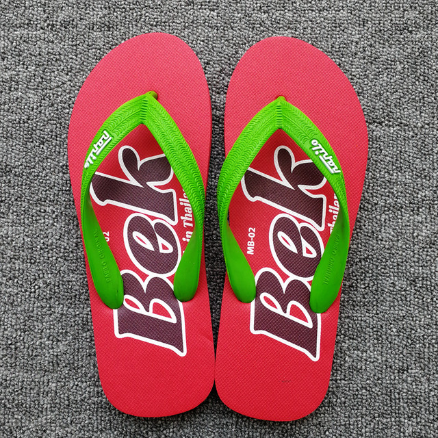 Imported from Thailand, Papilo natural rubber soft-soled flip-flops for men wear-resistant, non-slip, waterproof beach sandals.