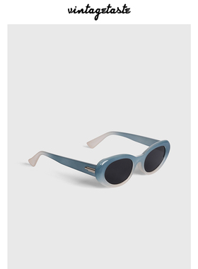 防辐射小猫眼渐变框墨镜