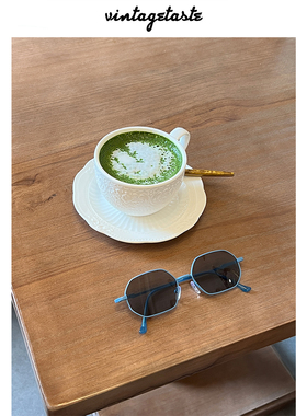 VINTAGETASTE深蓝色复古墨镜