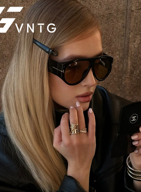 VNTG墨镜TF老钱风大框时髦显脸小防紫外线ins博主同款太阳眼镜