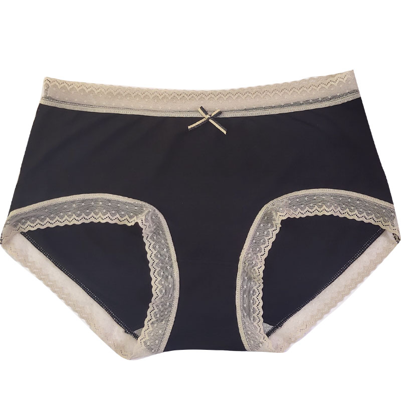 莫代尔内裤女士石墨烯纯棉抗菌裆蕾丝中腰底裤新款本命年红色短裤,淘宝优惠券,粉丝福利购,淘宝优惠卷