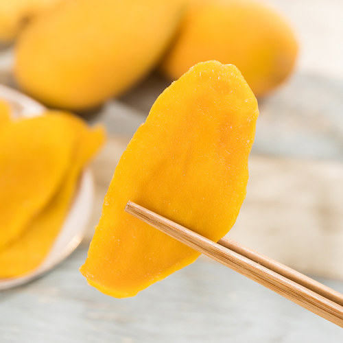真5A大片芒果干500g泰国风味一斤厚切大袋酸甜水果干蜜饯零食袋装 - 图2