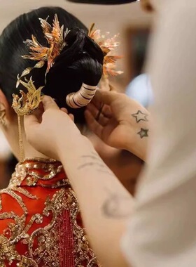 脏辫发绳diy配件 2024七彩金银丝线绑绳配饰编发神器彩色扎头绳