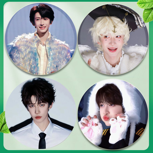 刘宇吧唧58mm马口铁胸章谷子挂件明星应援周边痛包礼物徽章日谷 - 图2