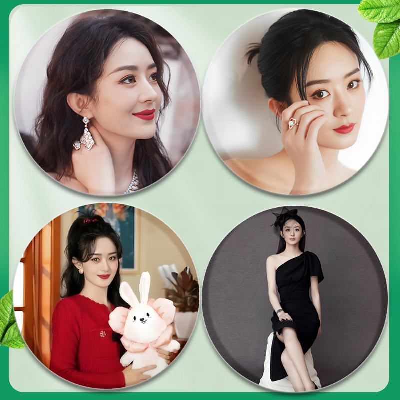 赵丽颖‌周边吧唧徽章吧唧58mm马口铁胸章胸针挂件朋友谷子礼物 - 图0