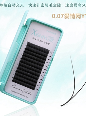 西施雨睫假睫毛圆毛扁毛YY山茶花