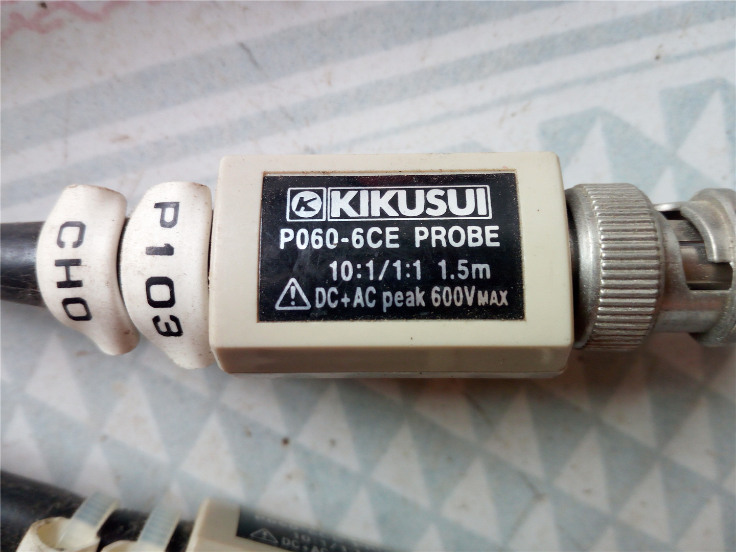 KIKUSUI P060-6CE PROBE 10;1 1:1 1.5m示波器电压探头（配件） - 图0