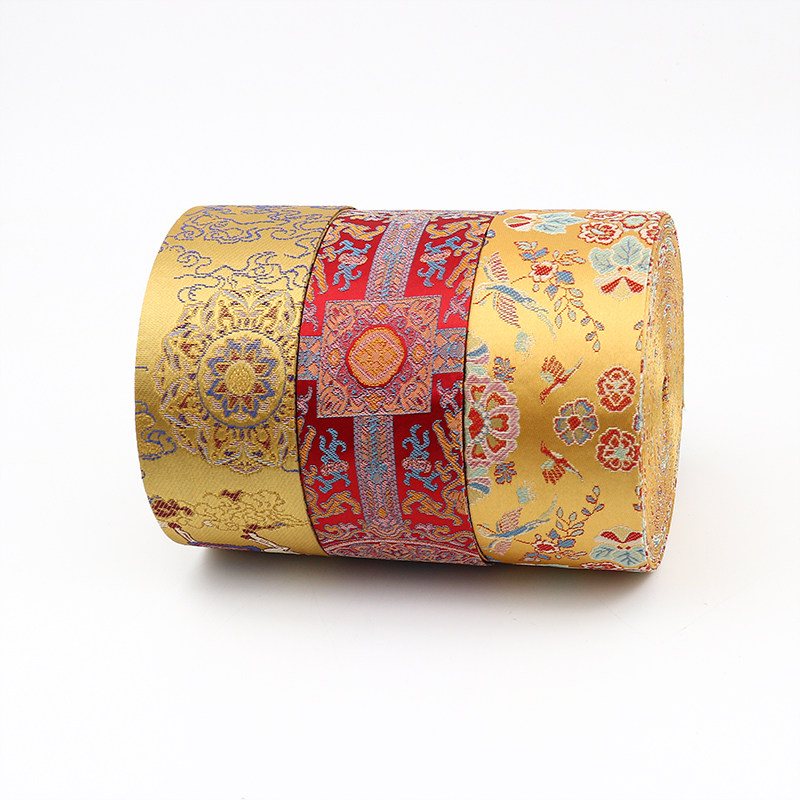 多拉新款中国风刺绣提花压条手工diy古风蝴蝶结发饰发夹材料配件,淘宝优惠券,粉丝福利购,淘宝优惠卷