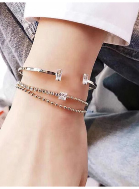 韩国镶钻配饰ins百搭手链
