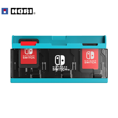 新亚电玩 日本HORI原装SWITCH游戏卡收纳盒6枚一键弹出式卡盒 - 图3