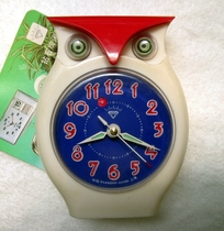 90s Jedi stock brand new old machinery alarm clock Shanghai bell factory diamond board owl horseshoe table