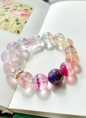 手串捡漏手串招财幽灵晶黄阿赛