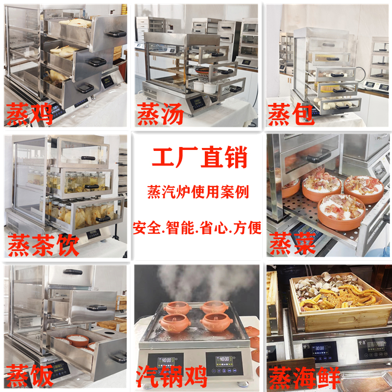 Commercial desktop steam oven instant steam steamer