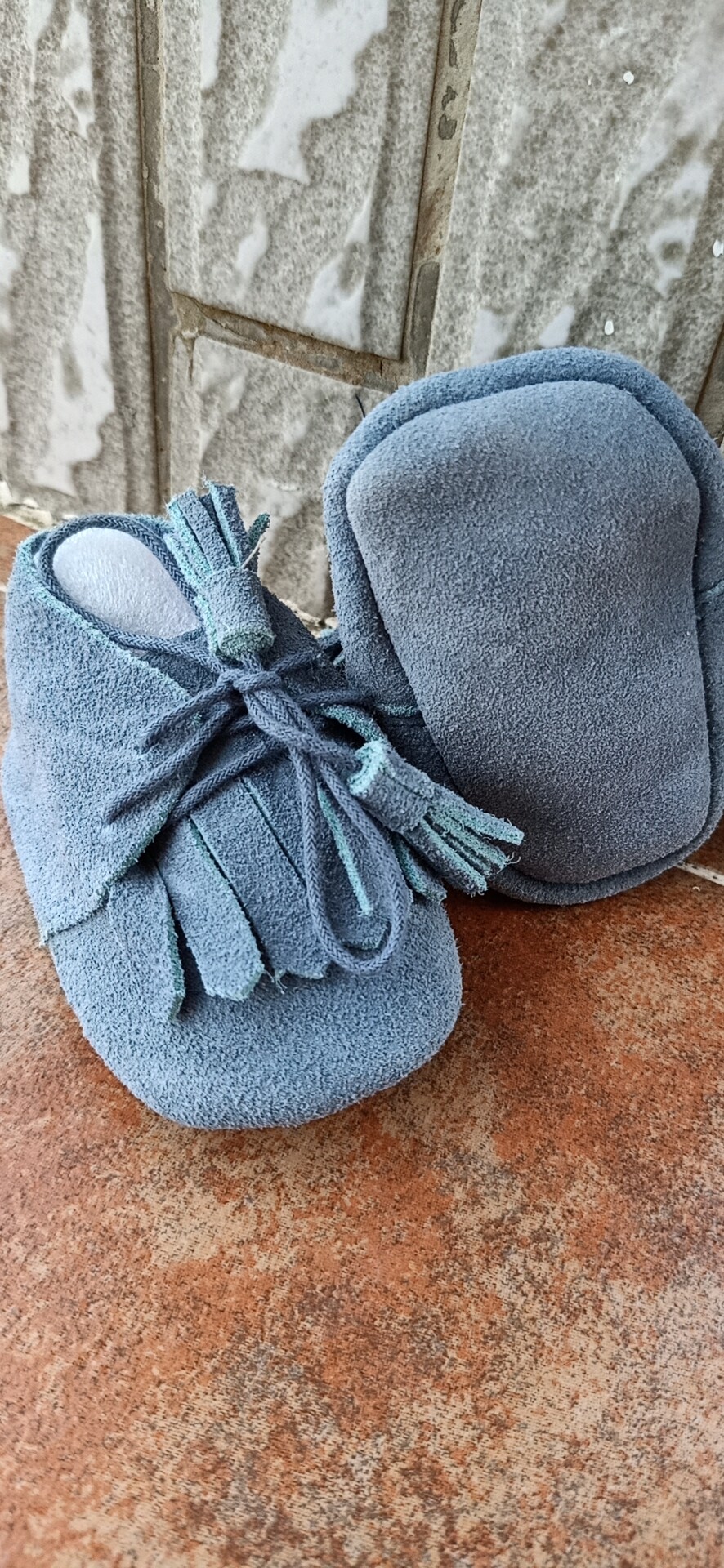 Lucky Gulli 外贸春款绑带真皮婴儿鞋1岁软底宝宝春秋休闲圆头