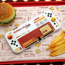 Nintendo Switch oled protective shell burger fries Switch protective sleeves NS hardshell silicone gel accessories