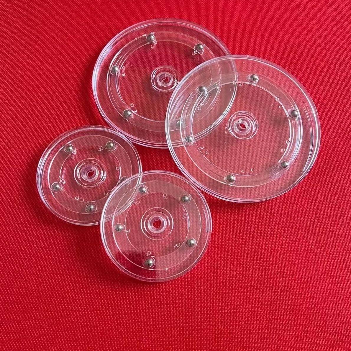 亚克力透明转盘 手工diy手动转盘手动式 旋转底座,淘宝优惠券,粉丝福利购,淘宝优惠卷