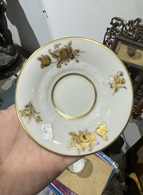 新品推荐德国玫瑰花描金咖啡杯碟套装