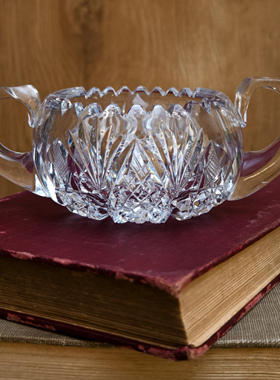 糖罐奶壶ins宫廷风复古精致小奢华美辉水晶中古欧式家用咖啡套装