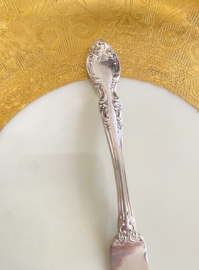 新品 纯银925水果叉