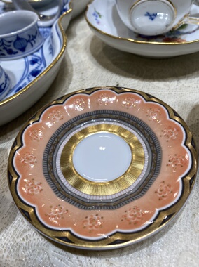 新品丹麦哥本哈根手绘珐琅童话系列杯碟