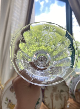 蚀刻蝴蝶兰系列高脚甜酒杯