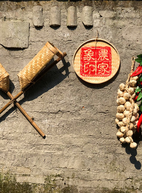 乡村振兴背景墙丰收情景装饰布置