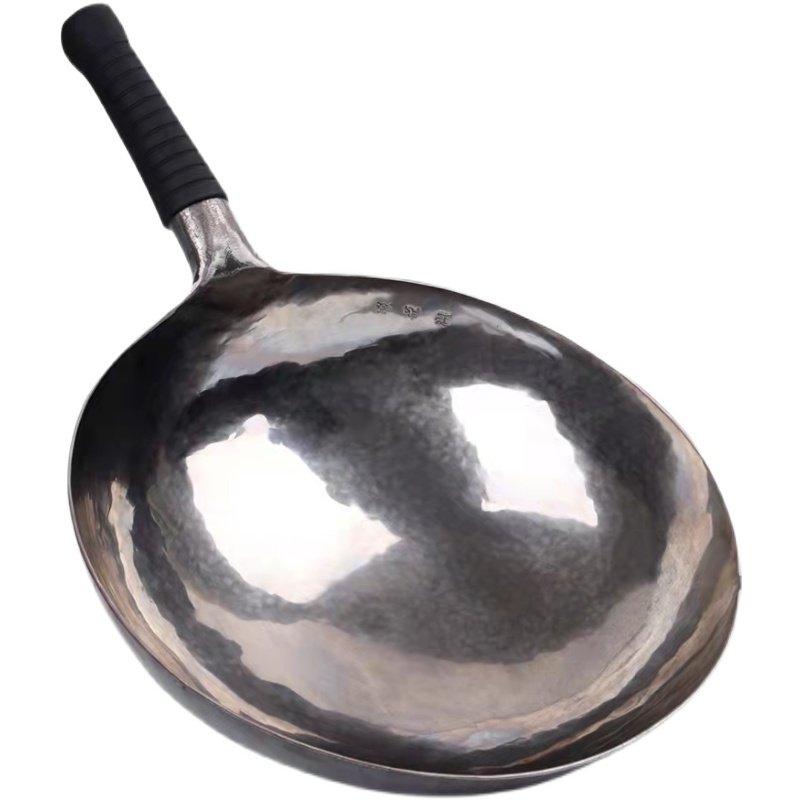 炒锅章丘手工铁锅老聂家直销无油烟不粘锅无涂层正宗圆底家用炒锅,淘宝优惠券,粉丝福利购,淘宝优惠卷