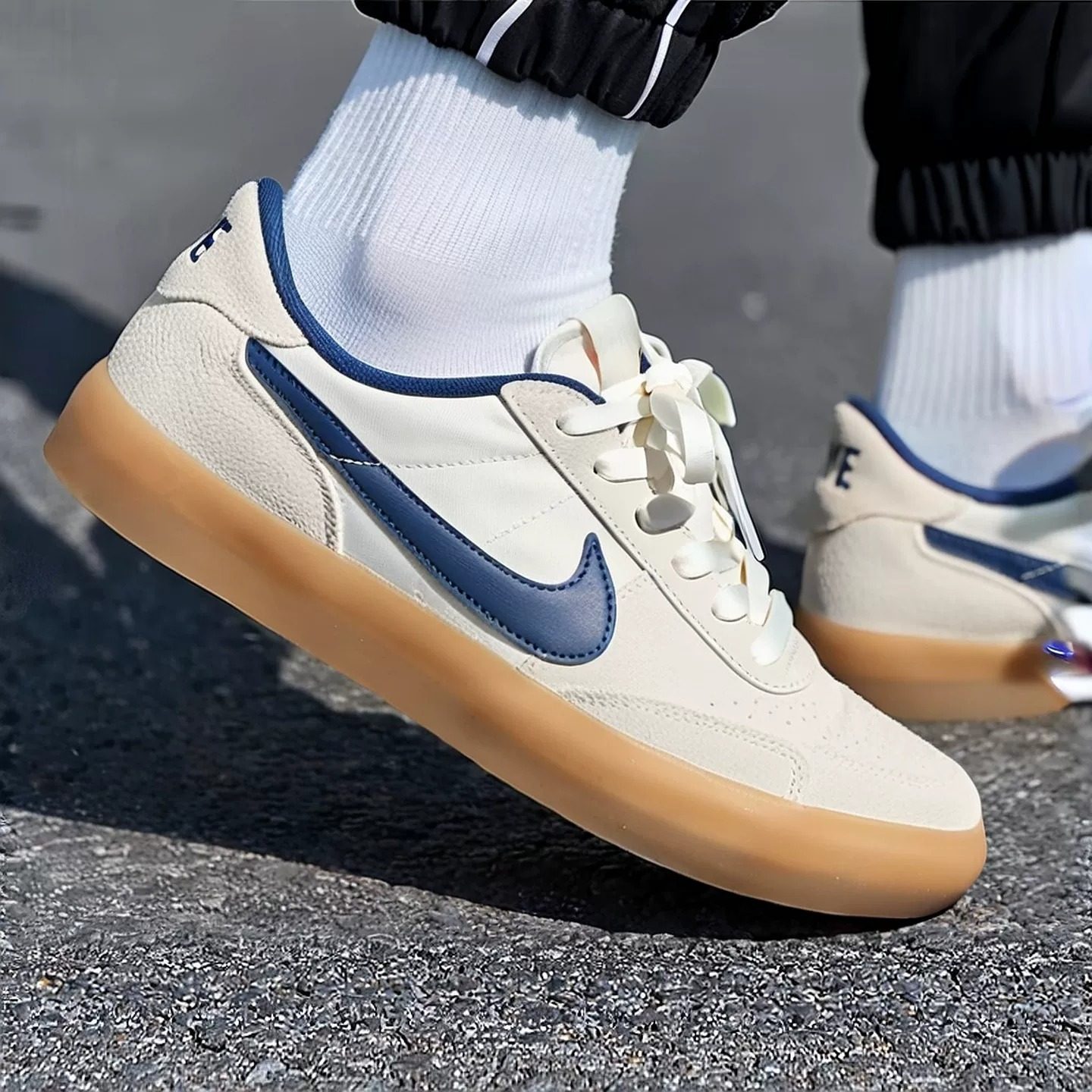 正品NIKE耐克男鞋2026春新款SB复古板鞋生胶底运动低帮休闲德训鞋,淘宝优惠券,粉丝福利购,淘宝优惠卷