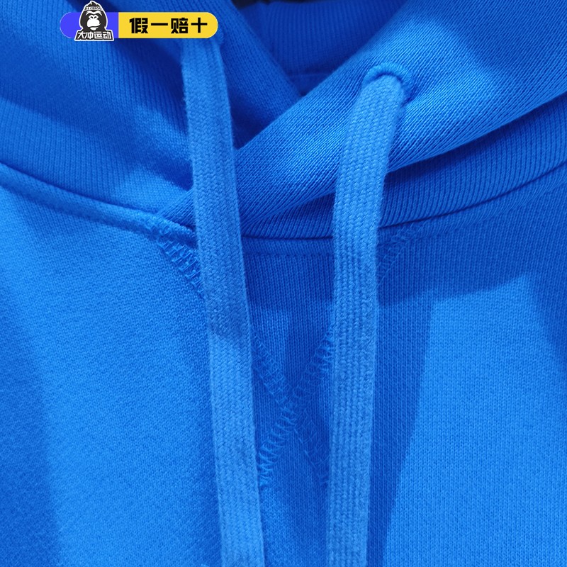 Adidas阿迪达斯卫衣男三叶草新款运动服休闲连帽纯棉套头衫HK9866 - 图2