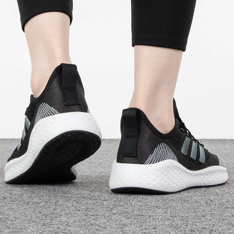 Adidas阿迪达斯跑步鞋女2024新款FLUIDFLOW 2.0耐磨运动鞋GX8286 - 图2