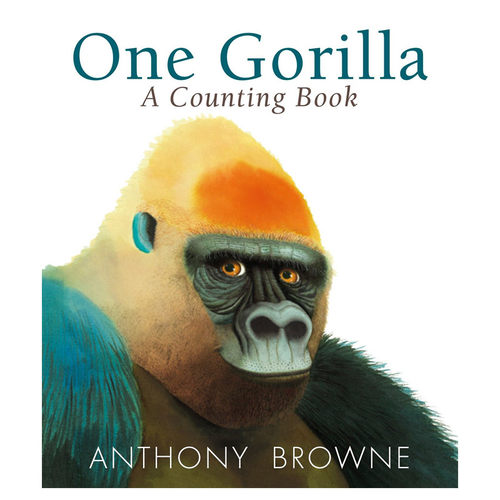 一只大猩猩数数书 One Gorilla A Counting Book 英文绘本 幼儿英语启蒙纸板书进口书籍 纯全英文版正版原著进口原版英语书籍 - 图1