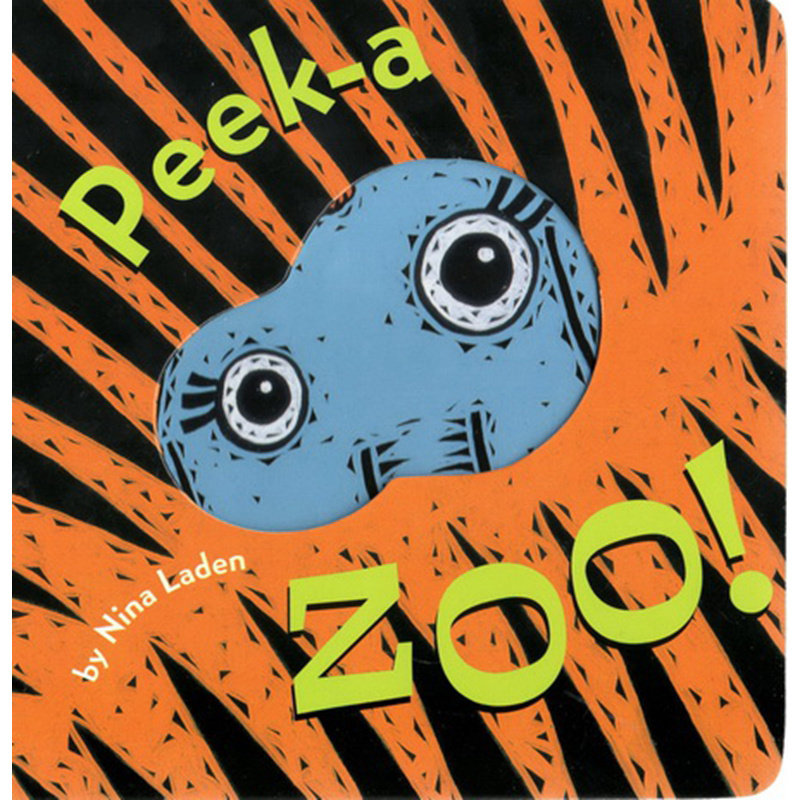 英文原版猜猜我是谁姊妹篇动物园Peek-aZoo!英文原版经典洞洞书入门启蒙躲猫猫纸板书躲藏猫猫书翻翻书0-3岁 纯全英文正版英语书籍