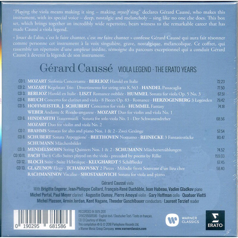 【中图音像】杰哈考斯erato集大提琴 中国图书广州图书音像专营音乐CD/DVD