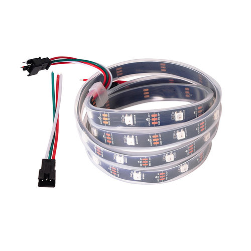 led全彩灯条WS2812B内置芯片5050RGB贴片5V可编程Arduino幻彩灯带 - 图3
