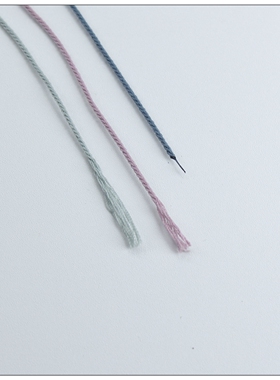 0.8mm手工diy手搓棉线文玩线绳